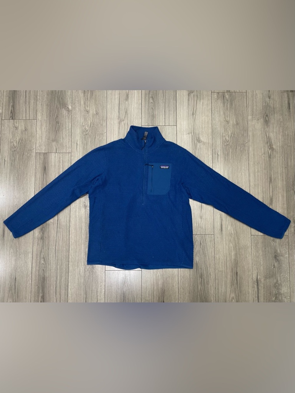 Patagonia Men's R1 Fleece Air Zip-Neck Size Large